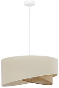 Brilagi - Lampadario LED a sospensione con filo LYRA 1xE27/15W/230V color crema/beige
