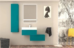 Colonna per mobile bagno Modula BADEN HAUS 1 anta P 20 x L 35 x H 140 cm blu petrolio