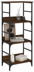 Libreria rovere marrone 50x33x117,5 cm in legno multistrato