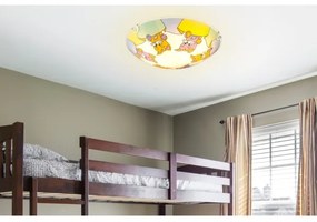 Globo 40606 - Plafoniera per bambini KIDDY 2xE27ILLU/60W/230V