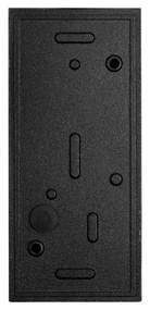 Applique da Esterno Bidirezione IP65 GU10 Stondata - Nera