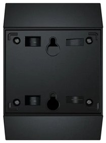 Lampada solare da parete a LED con sensore, 2,5 W / 3,7 V, IP65, 1200 mAh, nera