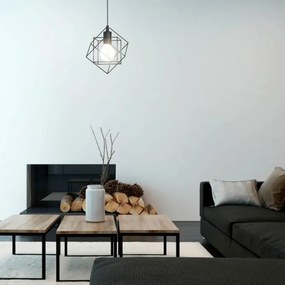 Eglo 43358 - Lampadario a sospensione con filo STRAITON 1xE27/60W/230V