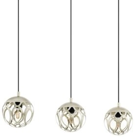 Eglo 99072 - Lampadario a sospensione con filo MIRTAZZA 3xE27/60W/230V