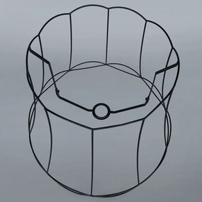 Set di 2 lampade a sospensione retrò nere 50 cm - Granny Frame