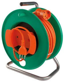 Avvolgicavo 25m cavo H05VV-F 1 prese per uso domestico