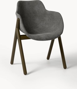 Sedia con braccioli imbottita Carmi