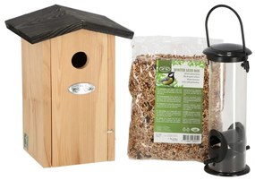 Set Completo Mangiatoia Per Cinciarelle /