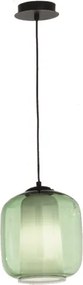 Lampada sospensione D22 cm - vetro soffiato Verde BONNIE MOD2