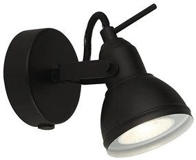 Searchlight 1541BK - Faretto da parete FOCUS 1xGU10/50W/230V nero