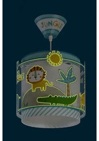 Dalber D-76112 - Lampadario per bambini MY LITTLE JUNGLE 1xE27/15W/230V