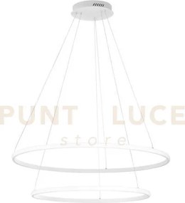 Lampadario a sospensione led axis bianca 70w 6850lm cct 3000 4000 6...