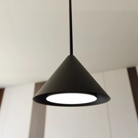 Sospensione Minimal Skadi 6 Luci In Acciaio Nero