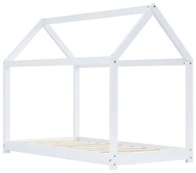 Giroletto per Bambini Bianco in Massello di Pino 80x160 cm
