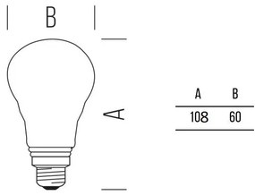 Goccia FULL-LIGHT 1055lm 8,5W E27 WW