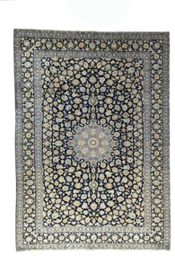 Kashan Tappeto persiano 300x410 Blu (Iran) Annodato A Mano