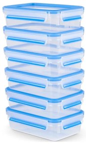 Tefal - SET 6x Contenitore per alimenti 0,8 l MASTER SEAL FRESH blu