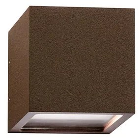 Light Point - Cube LED Applique da Parete 3000K Up/Down Rust LIGHT-POINT