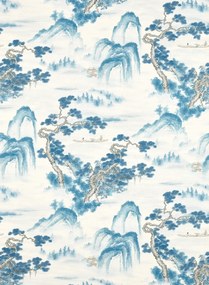 Zoffany Tapete Floating Mountains - Indigo