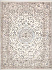 Nain Tappeto persiano 300 x 400 Beige (Iran) Annodato A Mano