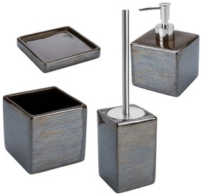 Set 4 Accessori D'Appoggio Feridras "Cuba" Grigio