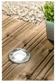 Faretto Carrabile Tondo GU10, IP67 con Doppio Pressacavo Base GU10
