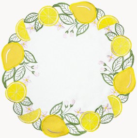 Set di 6 tovagliette rotonde Citron