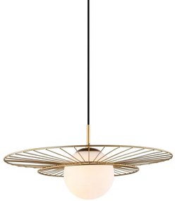 ITALUX MDM-4001/1 GD - Lampadario a sospensione con filo ALISON 1xE27/40W/230V