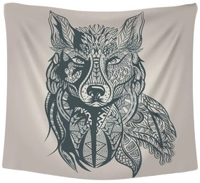 Arazzo 200x140 cm Wolf - Wallity