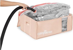 Organizer per vestiti sottovuoto in plastica 65x45x27 cm Pink Edition – Compactor