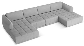 Divano angolare grigio chiaro Hoku – Makamii