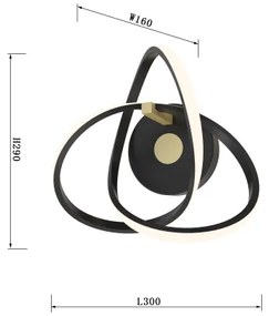 Wofi 4134-104 - Applique a LED INDIGO LED/14W/230V