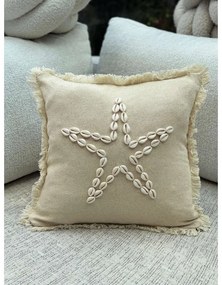 Federa decorativa in cotone 43x43 cm Seashells – Mioli Decor