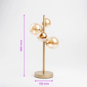 Brilagi - Lampada da tavolo LED MILLA 4xG9/3W/230V oro