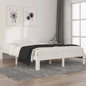 Giroletto Bianco İn Legno Massello Di Pino 140x200 Cm /