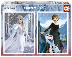 Puzzle Educa Frozen II (2 x 500 pcs)