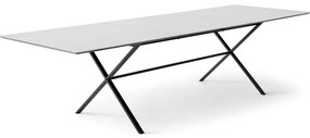 Tavolo da pranzo estensibile con piano bianco e pannello extra 90x165 cm Meza - Hammel Furniture