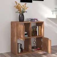 Libreria Rovere Marrone 60x27,5x59,5 cm in Truciolato cod mxl 9973