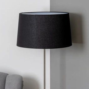 Brilagi - Lampada da terra LED CERIA 1xE27/40W/230V Ø 45 cm nero/cromo opaco