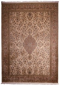 Kashmir Tappeto orientale 220x310 Beige (Indian) Annodato A Mano
