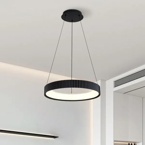 Brilagi - Lampadario LED dimmerabile a cavo FALCON MODERN LED/30W/230V 40 cm nero + telecomando