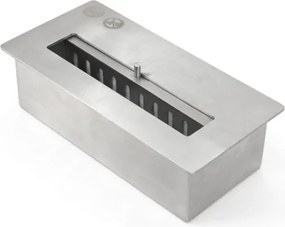 Camino a bioetanolo biocamino da terra JEFFERSON Nero L 89,5 x H90,5 x P28