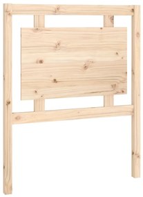 Testiera per letto 80,5x4x100 cm in legno massello di pino