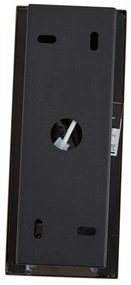 Lampada da parete moderna bronzo scuro con LED - Plaza