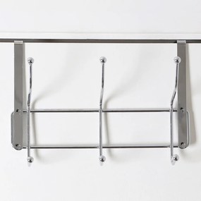 Appendiabiti in metallo argentato 11 cm Chrome - Premier Housewares