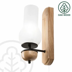 Brilagi - LED Applique COTTAGE 1xE14/40W/230V quercia/bianco