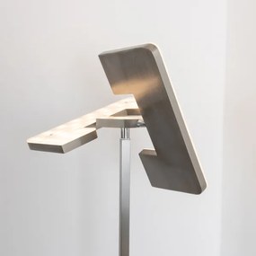 Eglo 33182 -Lampada da terra dimmerabile a LED SOLANO 1xLED/26W/230V+1xLED/3,2W cromo