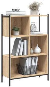 Libreria Rovere Sonoma 72x28x109 cm in Legno Multistrato