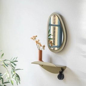 Mensola beige in metallo 34 cm Pipa – Spinder Design