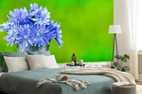 Carta da parati autoadesiva – Fiori nel secchio